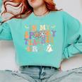 In My Spooky Teacher Era Groovy Hippie Retro Ghost Halloween Men Women Kids Comfort Colors Sweatshirt Chalky Mint In My Spooky Teacher Era Groovy Hippie Retro Ghost Halloween Men Women Kids Comfort Colors Sweatshirt Chalky Mint
