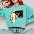 Square Root 67 Ghost Math Teacher 4489 Meme Halloween Comfort Colors Sweatshirt Chalky Mint Square Root 67 Ghost Math Teacher 4489 Meme Halloween Comfort Colors Sweatshirt Chalky Mint