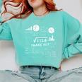 Square Root 82 Year Old Teacher 82nd Birthday For Men Women Kids Comfort Colors Sweatshirt Chalky Mint