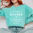 Substitute Teacher Definition Comfort Colors Sweatshirt Chalky Mint Substitute Teacher Definition Comfort Colors Sweatshirt Chalky Mint