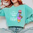 Being A Substitute Teacher Substitute Teaching Comfort Colors Sweatshirt Chalky Mint
