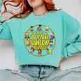 Superhero Teacher I Teach Super Heroes Comfort Colors Sweatshirt Chalky Mint Superhero Teacher I Teach Super Heroes Comfort Colors Sweatshirt Chalky Mint