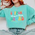 Support Dream Services Team Groovy Teacher Support Squad Comfort Colors Sweatshirt Chalky Mint Support Dream Services Team Groovy Teacher Support Squad Comfort Colors Sweatshirt Chalky Mint