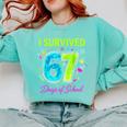 I Survived 67 Days Of School 67 Meme Science Teacher Comfort Colors Sweatshirt Chalky Mint I Survived 67 Days Of School 67 Meme Science Teacher Comfort Colors Sweatshirt Chalky Mint