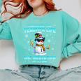 Surviving The Teacher Life Pjs Pajamas Christmas Xmas Teache Comfort Colors Sweatshirt Chalky Mint