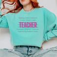 TEACH Inspirational Teacher Comfortable & Stylish T-Shirt Comfort Colors Sweatshirt Chalky Mint TEACH Inspirational Teacher Comfortable & Stylish T-Shirt Comfort Colors Sweatshirt Chalky Mint