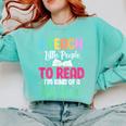 I Teach Little People To Read Reading Teacher For Men Women Girls Kids Comfort Colors Sweatshirt Chalky Mint I Teach Little People To Read Reading Teacher For Men Women Girls Kids Comfort Colors Sweatshirt Chalky Mint