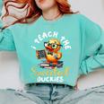 I Teach The Sweetest Duckies Teacher Rubber Duck Teaching Comfort Colors Sweatshirt Chalky Mint I Teach The Sweetest Duckies Teacher Rubber Duck Teaching Comfort Colors Sweatshirt Chalky Mint