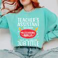 Teacher Assistant Teaching School Ninja Appreciation Comfort Colors Sweatshirt Chalky Mint Teacher Assistant Teaching School Ninja Appreciation Comfort Colors Sweatshirt Chalky Mint