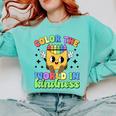 Teacher Back To School Color In Kindness Crayon Pencil Comfort Colors Sweatshirt Chalky Mint Teacher Back To School Color In Kindness Crayon Pencil Comfort Colors Sweatshirt Chalky Mint