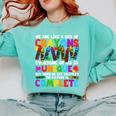 Teacher We Are Like A Box Of Crayons Back To School Comfort Colors Sweatshirt Chalky Mint Teacher We Are Like A Box Of Crayons Back To School Comfort Colors Sweatshirt Chalky Mint