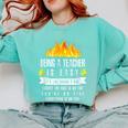 Being a Teacher Is Easy Everything Is On Fire T-Shirt For Men Women Kids Comfort Colors Sweatshirt Chalky Mint Being a Teacher Is Easy Everything Is On Fire T-Shirt For Men Women Kids Comfort Colors Sweatshirt Chalky Mint