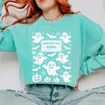 Teacher Halloween Composition Notebook Costume Halloween Comfort Colors Sweatshirt Chalky Mint Teacher Halloween Composition Notebook Costume Halloween Comfort Colors Sweatshirt Chalky Mint