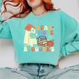 Teacher Halloween Cute Booooks Ghost Read More Books Comfort Colors Sweatshirt Chalky Mint Teacher Halloween Cute Booooks Ghost Read More Books Comfort Colors Sweatshirt Chalky Mint