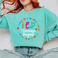 Teacher IEP IEP Encourage Progress Special Education Comfort Colors Sweatshirt Chalky Mint Teacher IEP IEP Encourage Progress Special Education Comfort Colors Sweatshirt Chalky Mint