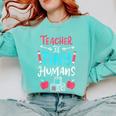 Teacher Preschool Pre K Kindergarten Comfort Colors Sweatshirt Chalky Mint Teacher Preschool Pre K Kindergarten Comfort Colors Sweatshirt Chalky Mint