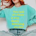 Teacher Or Professor Essay Thesis Writing Joke For Men Women Comfort Colors Sweatshirt Chalky Mint