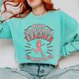 Teacher Who Runs Half Marathon Runner Running Lover Graphic Comfort Colors Sweatshirt Chalky Mint Teacher Who Runs Half Marathon Runner Running Lover Graphic Comfort Colors Sweatshirt Chalky Mint