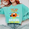 Being a Teacher Is Scary Enough Halloween Comfort Colors Sweatshirt Chalky Mint Being a Teacher Is Scary Enough Halloween Comfort Colors Sweatshirt Chalky Mint