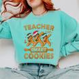 Teacher Of Smart Cookies Gingerbread Christmas Teacher Comfort Colors Sweatshirt Chalky Mint Teacher Of Smart Cookies Gingerbread Christmas Teacher Comfort Colors Sweatshirt Chalky Mint