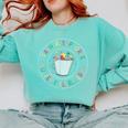 Teacher Supporter Bucket Filler Hero Comfort Colors Sweatshirt Chalky Mint