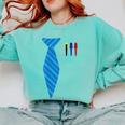 Teacher Tie & Pocket Protector Costume School Comfort Colors Sweatshirt Chalky Mint Teacher Tie & Pocket Protector Costume School Comfort Colors Sweatshirt Chalky Mint