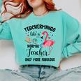 Teachermingo Like A Normal Teacher Only More Fabulous Comfort Colors Sweatshirt Chalky Mint Teachermingo Like A Normal Teacher Only More Fabulous Comfort Colors Sweatshirt Chalky Mint