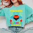 Teachers Are Superheroes – Fun Appreciation Comfort Colors Sweatshirt Chalky Mint Teachers Are Superheroes – Fun Appreciation Comfort Colors Sweatshirt Chalky Mint