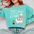 Teachers Testing Day Test Day No Prob Llama Teacher Comfort Colors Sweatshirt Chalky Mint Teachers Testing Day Test Day No Prob Llama Teacher Comfort Colors Sweatshirt Chalky Mint