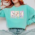 Teaching Is My Boos Teacher Ghost Halloween Women Girls Comfort Colors Sweatshirt Chalky Mint Teaching Is My Boos Teacher Ghost Halloween Women Girls Comfort Colors Sweatshirt Chalky Mint
