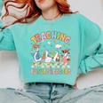 Teaching Future Leaders Teacher Back To School Cute Goose Comfort Colors Sweatshirt Chalky Mint Teaching Future Leaders Teacher Back To School Cute Goose Comfort Colors Sweatshirt Chalky Mint