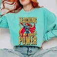 Teaching Is My Super Power Superhero Teacher Comfort Colors Sweatshirt Chalky Mint Teaching Is My Super Power Superhero Teacher Comfort Colors Sweatshirt Chalky Mint