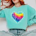 Teaching Is a Work Of Heart Tie Dye Hippie For Teacher For Men Women Girls Kids Comfort Colors Sweatshirt Chalky Mint Teaching Is a Work Of Heart Tie Dye Hippie For Teacher For Men Women Girls Kids Comfort Colors Sweatshirt Chalky Mint