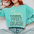 Team First Grade Camo 1st Grade Teacher Camouflage Comfort Colors Sweatshirt Chalky Mint Team First Grade Camo 1st Grade Teacher Camouflage Comfort Colors Sweatshirt Chalky Mint