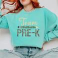 Team Pre-K Camo Pre-K Teacher Camouflage Comfort Colors Sweatshirt Chalky Mint Team Pre-K Camo Pre-K Teacher Camouflage Comfort Colors Sweatshirt Chalky Mint