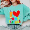 Teens Graduation I Heart My Teachers I Love My Teachers Comfort Colors Sweatshirt Chalky Mint Teens Graduation I Heart My Teachers I Love My Teachers Comfort Colors Sweatshirt Chalky Mint