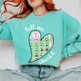 Tell Me About It Speech Pathology Aac Sped Teacher Comfort Colors Sweatshirt Chalky Mint Tell Me About It Speech Pathology Aac Sped Teacher Comfort Colors Sweatshirt Chalky Mint