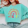TGIF Teacher Appreciation Alphabet Thank God It's Friday For Men Women Girls Kids Comfort Colors Sweatshirt Chalky Mint TGIF Teacher Appreciation Alphabet Thank God It's Friday For Men Women Girls Kids Comfort Colors Sweatshirt Chalky Mint