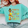 Thankful For My 4th Grade Turkey Thanksgiving Turkey Teacher Comfort Colors Sweatshirt Chalky Mint Thankful For My 4th Grade Turkey Thanksgiving Turkey Teacher Comfort Colors Sweatshirt Chalky Mint