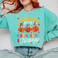 Thankful For My Kindergarten Turkeys Thanksgiving Teacher Comfort Colors Sweatshirt Chalky Mint Thankful For My Kindergarten Turkeys Thanksgiving Teacher Comfort Colors Sweatshirt Chalky Mint