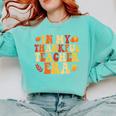 In My Thankful Teacher Era Autumn Thanksgiving Fall Season Comfort Colors Sweatshirt Chalky Mint In My Thankful Teacher Era Autumn Thanksgiving Fall Season Comfort Colors Sweatshirt Chalky Mint