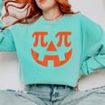 Thanksgiving Math Teacher Pumpkin Pi Pie Math Costume Comfort Colors Sweatshirt Chalky Mint