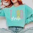 Third Grade Girls Boys Teacher Team 3rd Grade Squad Comfort Colors Sweatshirt Chalky Mint Third Grade Girls Boys Teacher Team 3rd Grade Squad Comfort Colors Sweatshirt Chalky Mint