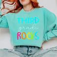Third Grade Rocks Shirt Team 3rd Grade Teacher Comfort Colors Sweatshirt Chalky Mint Third Grade Rocks Shirt Team 3rd Grade Teacher Comfort Colors Sweatshirt Chalky Mint