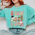 Tis The Season For Inclusion Christmas Sped Teacher Comfort Colors Sweatshirt Chalky Mint