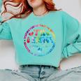 TK & Kinder Dream Team Transitional Kindergarten Teacher Comfort Colors Sweatshirt Chalky Mint