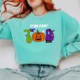 TOD Itinerant Teacher Of The Deaf Halloween ASL Interpreters Comfort Colors Sweatshirt Chalky Mint TOD Itinerant Teacher Of The Deaf Halloween ASL Interpreters Comfort Colors Sweatshirt Chalky Mint