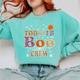 Toddler Boo Crew Halloween Daycare Teacher Kids Comfort Colors Sweatshirt Chalky Mint Toddler Boo Crew Halloween Daycare Teacher Kids Comfort Colors Sweatshirt Chalky Mint