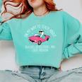 History Teacher Silly Goose Back To School Social Studies Comfort Colors Sweatshirt Chalky Mint