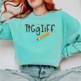 Tt Gg Ii Ff Tgif Teachers Students Tee Comfort Colors Sweatshirt Chalky Mint